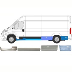 Set di pannelli di riparazione per Opel Movano 2021-2026 / Sinistra 16808