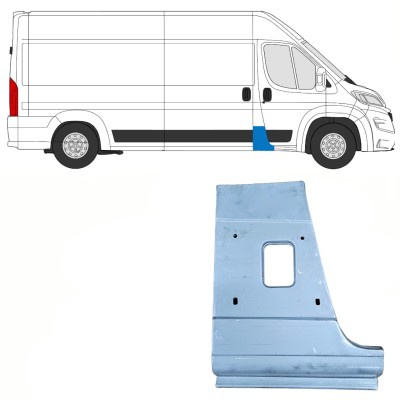 Pannello di riparazione del montante per Opel Movano 2021-2026 / Destra 16485