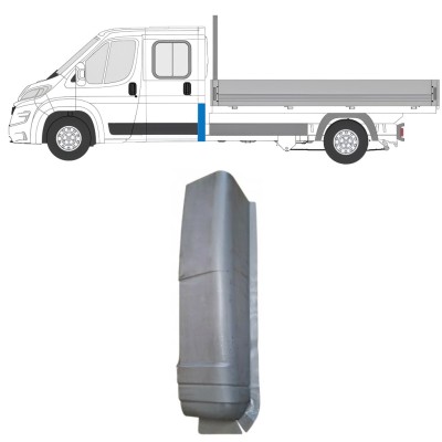 Lamiera di riparazione dell'angolo posteriore per Opel Movano 2021-2026 / Sinistra 16621