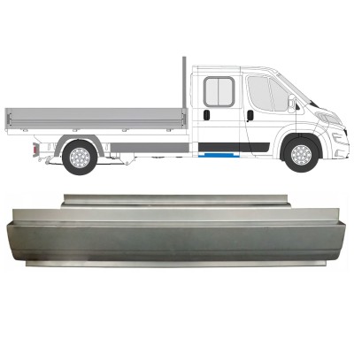 Lamiera di riparazione sottoporta posteriore per Opel Movano 2021-2026 / Sinistra = Destra (simmetrico) 16423