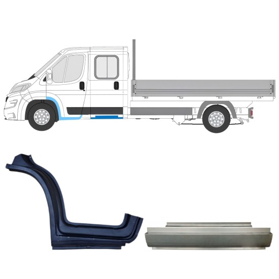 Set di pannelli di riparazione per Opel Movano 2021-2026 / Sinistra 16435