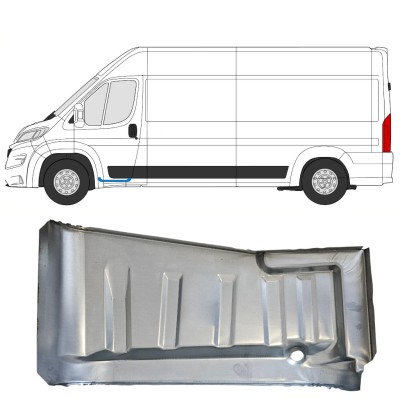 Lamierato riparazione gradino per Opel Movano 2021-2026 / Sinistra 16454