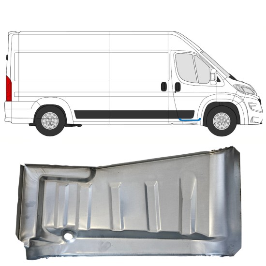 Lamierato riparazione gradino per Opel Movano 2021-2026 / Destra 16453