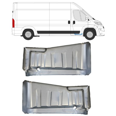 Lamierato riparazione gradino per Opel Movano 2021-2026 / Sinistra+Destra 16455