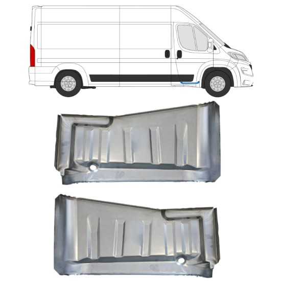 Lamierato riparazione gradino per Opel Movano 2021-2026 / Sinistra+Destra 16455