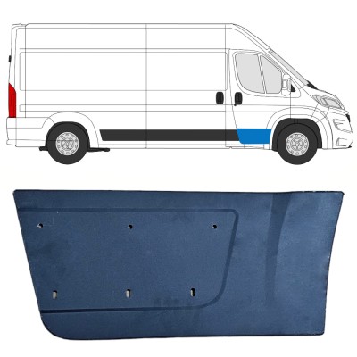 Pannello di riparazione porta anteriore per Opel Movano 2021-2026 / Destra 16450