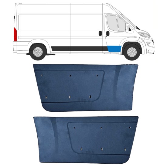 Pannello di riparazione porta anteriore per Opel Movano 2021-2026 / Sinistra+Destra 16452