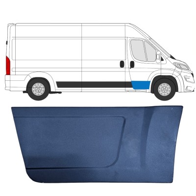 Pannello di riparazione porta anteriore per Opel Movano 2021-2026 / Destra 16447