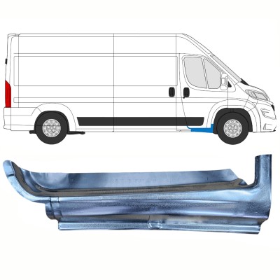 Pannello di riparazione davanzale della porta anteriore per Opel Movano 2021-2026 / Destra 16414