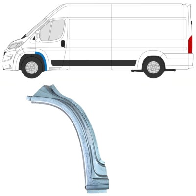 Pannello di riparazione parafango anteriore per Opel Movano 2021-2026 / Sinistra 16410