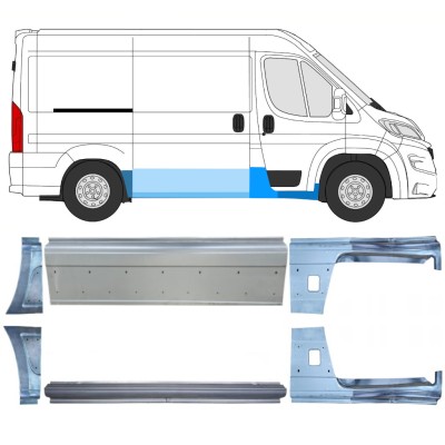 Set di pannelli di riparazione per Opel Movano 2021-2026 / Sinistra+Destra 16535