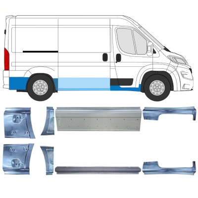 Set di pannelli di riparazione per Opel Movano 2021-2026 / Sinistra+Destra 16534