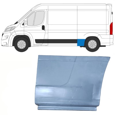 Pannello di riparazione parafango posteriore per Opel Movano 2021-2026 / Sinistra 16529