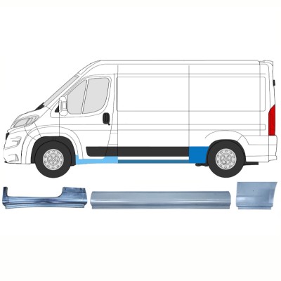 Set di pannelli di riparazione per Opel Movano 2021-2026 / Sinistra / 16527