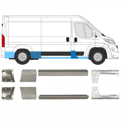 Set di pannelli di riparazione per Opel Movano 2021-2026 / Sinistra+Destra 16444