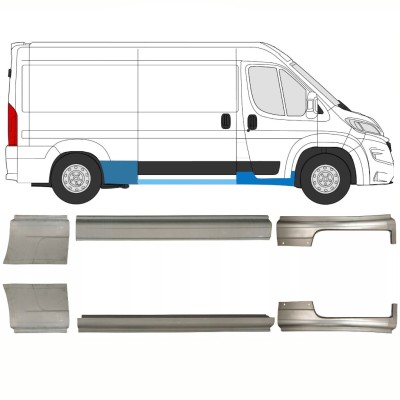 Set di pannelli di riparazione per Opel Movano 2021-2026 / Sinistra+Destra 16427