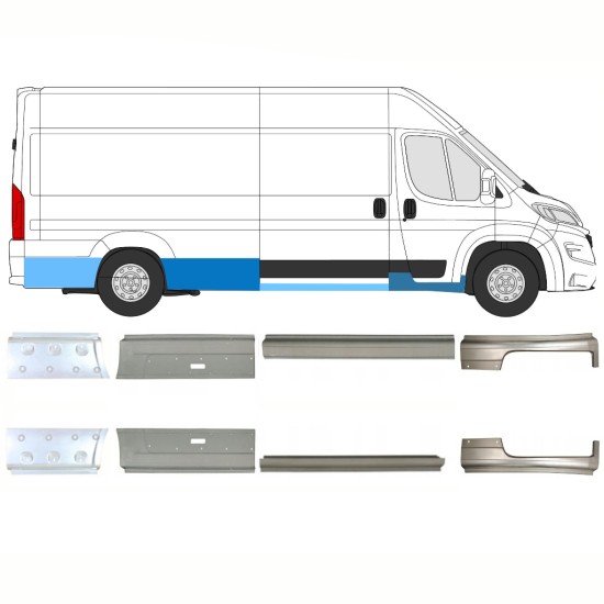 Set di pannelli di riparazione per Opel Movano 2021-2026 / Sinistra+Destra 16470