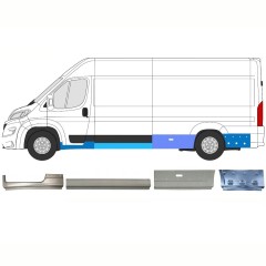 Set di pannelli di riparazione per Opel Movano 2021-2026 / Sinistra 16797