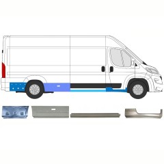 Set di pannelli di riparazione per Opel Movano 2021-2026 / Destra 16796