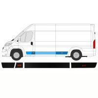 Set di modanature laterali per Opel Movano 2021-2026 / Sinistra / 14425