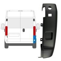 Angolo paraurti posteriore 180 gradi per Opel Movano 2021-2026 / Destra 15799