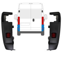 Angolo paraurti posteriore 270 gradi per Opel Movano 2021-2026 / Sinistra+Destra / Set 15797