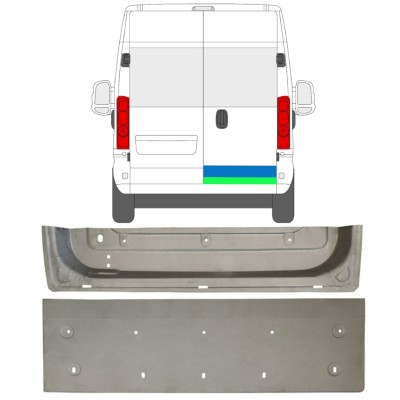 Pannello di riparazione porta posteriore per Opel Movano 2021-2026 / Destra / Set 16517