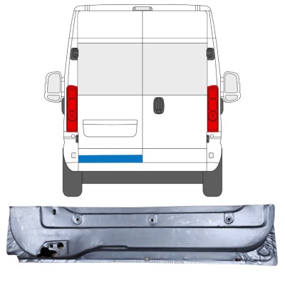 Pannello di riparazione porta posteriore per Opel Movano 2021-2026 / Sinistra 16505