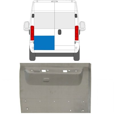 Pannello di riparazione porta posteriore per Opel Movano 2021-2026 / Sinistra 16503