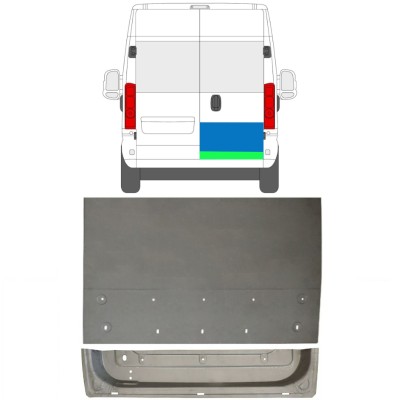 Pannello di riparazione porta posteriore per Opel Movano 2021-2026 / Destra 16507