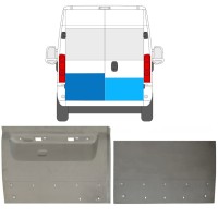 Pannello di riparazione porta posteriore per Opel Movano 2021-2023 / Sinistra+Destra / Set 16727