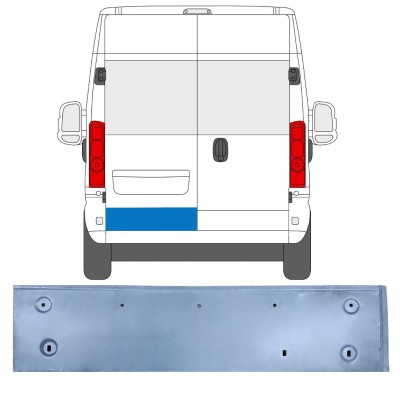 Pannello di riparazione porta posteriore per Opel Movano 2021-2026 / Sinistra 16513