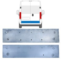 Pannello di riparazione porta posteriore per Opel Movano 2021-2026 / Sinistra+Destra 16514