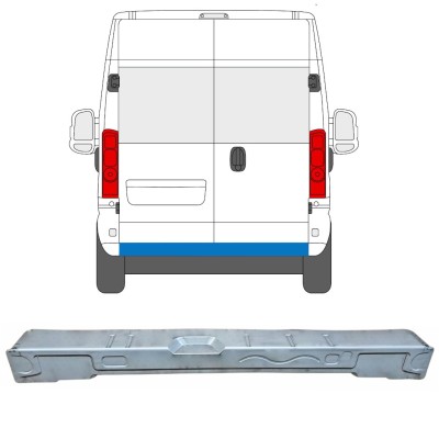 Pannello di riparazione traversa posteriore per Opel Movano 2021-2026 16872