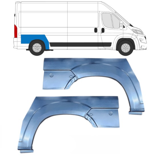 Pannello di riparazione parafango posteriore per Opel Movano 2021-2026 / Sinistra+Destra 16440