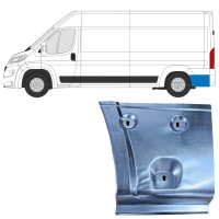 Pannello di riparazione parafango posteriore per Opel Movano 2021-2026 / Sinistra 16501