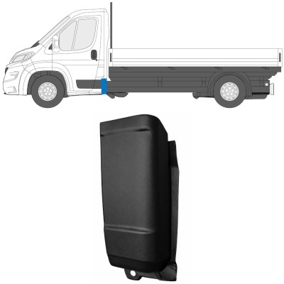 Lamiera di riparazione dell'angolo posteriore per Opel Movano 2021-2026 / Sinistra 16994
