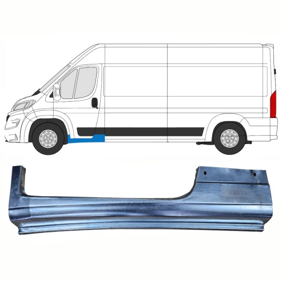 Pannello di riparazione davanzale della porta anteriore