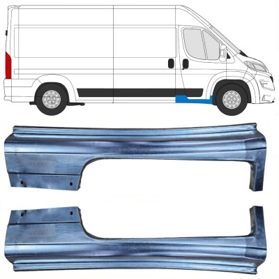 Pannello di riparazione davanzale della porta anteriore per Opel Movano 2021-2026 / Sinistra+Destra 16421