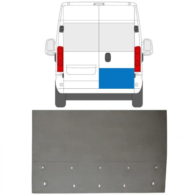 Pannello di riparazione porta posteriore per Opel Movano 2021-2026 / Destra 16502