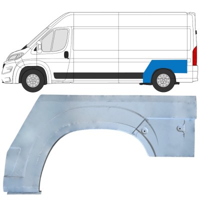 Pannello di riparazione parafango posteriore per Opel Movano 2021-2026 / Sinistra 16952