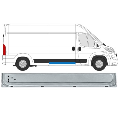 Pannello di riparazione porta scorrevole interno per Opel Movano 2021-2026 / Destra 17045