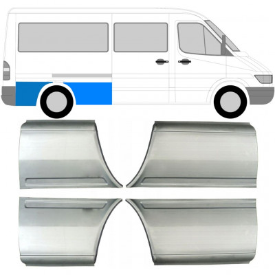 MERCEDES SPRINTER 1995- PASSO MEDIO PANNELLO DI RIPARAZIONE DELL\'ALA POSTERIORE / SET