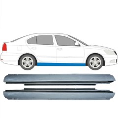Pannello di riparazione sottoporta lamiera per Skoda Octavia II 2004-2013 / Sinistra+Destra / Set 9713