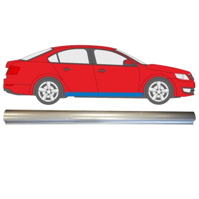 Pannello di riparazione sottoporta inferiore per Skoda Octavia III 2013-2020 / Destra 14825
