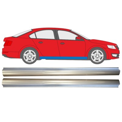 Pannello di riparazione sottoporta inferiore per Skoda Octavia III 2013-2020 / Sinistra+Destra / Set 14827