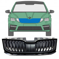 Griglia nera per Skoda Octavia III 2017-2020 7549