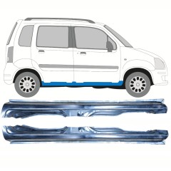 Sottoporta Lamiera Completo per Opel Agila 2001-2008 / Sinistra+Destra / Set 10324