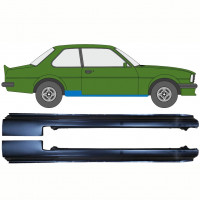 Pannello di riparazione sottoporta lamiera per Opel Ascona B 1975-1981 / Set 11074