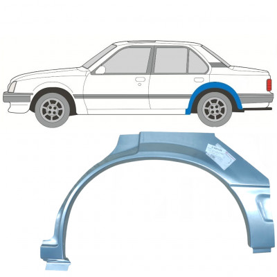 OPEL ASCONA C / VAUXHALL CAVALIER 1981-1988 5 PORTE PASSARUOTA POSTERIORE / SINISTRA